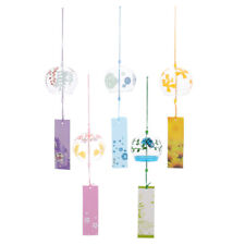 Milisten 5pcs Japanese Wind Chimes Romantic Flower Small Wind Bells