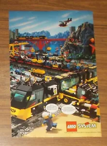 Rara Pubblicità LEGO Trains 4559 Shuttle Express 2011 4565 Treno merci 4555 1997 - Foto 1 di 1
