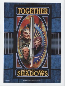 1996 Skybox Babylon 5 Nightwatch Poster Together Against the Shadows #P1 1i3 - Picture 1 of 3
