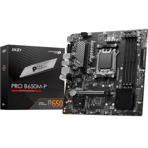 MSI Pro B650M-P Placa Base, ATX, Soporta Procesadores AMD Ryzen Serie 7000, AM5, - Imagen 1 de 7