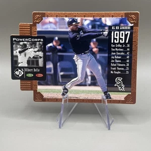 F116 ALBERT BELLE POWER CORPS DIE-CUT 1998 UPPER DECK UD3 /1000 WHITE SOX #PC49 - Picture 1 of 2