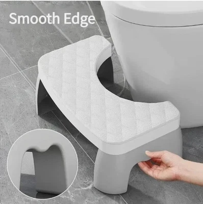 Non-slip Toilet Step Stool Squatty-Potty Bathroom Squat Chairs Furniture - Image 1 of 4