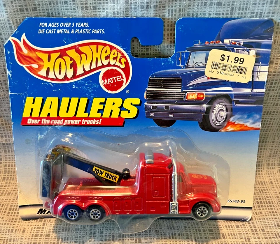 Camión de remolque Hot Wheels Haulers HD 1997 Foto 1 de 2