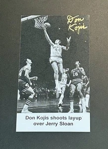 Don Kojis Visitenkarte signed Autogramm AUTO TTM (Jerry Sloan) - Bild 1 von 3