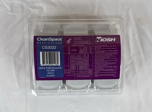 CleanSpace CS3022 HEPA Partikelfilter Halo (3er Pack) | Neu in Verpackung - Bild 1 von 3