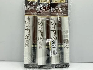 3 PACK - L'Oreal Brow Stylist Volumizing Brow Mascara - 480 Light Brunette - Picture 1 of 5