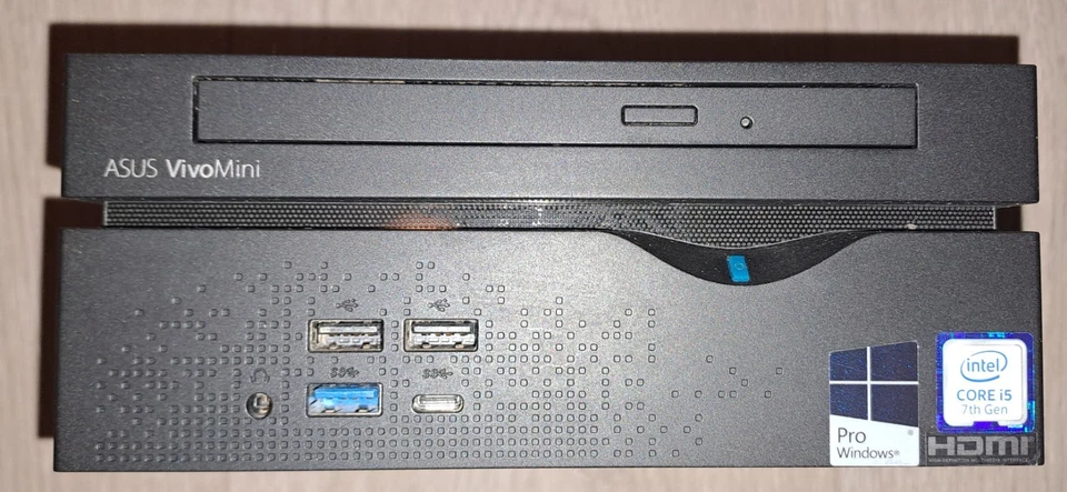 PC ASUS VivoMini VC66 Intel Core i5 7400 CPU @ 3,0 U GHz 8 GB de RAM Windows 10 Foto 1 de 4