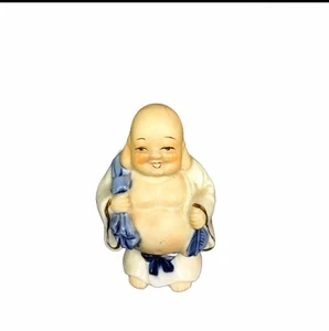 Buddhist Inspired Ceramic Figurine Chinoiserie Japan Cottagecore Collection - Picture 1 of 7