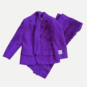 Opposuits Anzug Kleinkind Jungen 2 Jahre 2T lila Hochzeit Geburtstag Party formell neu mit Etikett - Bild 1 von 19