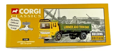 Corgi 21501 Classics Building Britain Limmer & Trinidad AEC Dropside Lorry Truck - Image 1 of 2