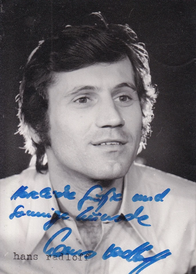 Autogramm - Hans Radloff - DDR-Karte - Bild 1 von 1