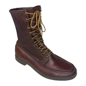 Botas de Tirador de Pájaros De Colección W.C. Russell Moccasin Co. Talla 9 E ¡Excelente Estado! - Imagen 1 de 10