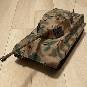 1/16 Rc King Tiger Tank Tamiya Metal Chassis Tracks Realistic Sound Battle - Picture 1 of 10