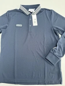 Adidas SPZL Spezial Long Sleeve Polo Shirt. Medium 22” PTP. BNWT. Navy IN6759 - Picture 1 of 3