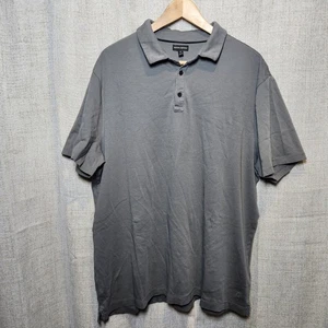 Banana Republic Herren Kurzarm Polo Gr. XXL grau 1/4 Knopf 100% Baumwolle - Bild 1 von 6