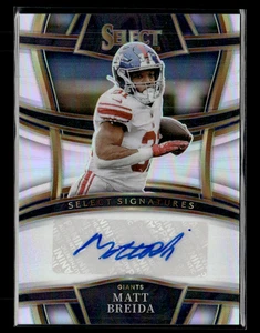 Matt Breida 2022 Select Silver Prizm Auto ** READ ** - Picture 1 of 2