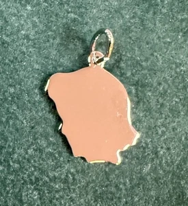 Sterling Silber Mädchen Kopf Kind Charm von Rembrandt 925 RQC 2032 Tochter - Bild 1 von 6