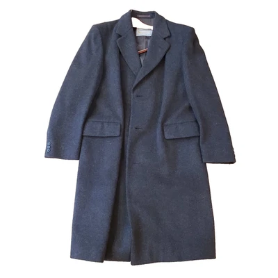 Abrigo Aquascutum Para Hombre Vintage Hecho en Inglaterra Lana Fresca 44 Negro Excelente Estado Foto 1 de 4