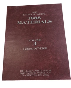 The Ellen G White 1888 Materials Volume 3 Softcover 1987 SDA 7th Day Adventist - Bild 1 von 7