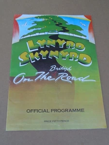 Lynyrd Skynyrd - On The British Road - 1977 UK Tour Programme (Clover) - Picture 1 of 1