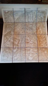 ANTIKE KLAPPKARTE ALPEN 1921 - ÖTZTHAL & STUBAIER PITZTAL ÖSTERREICH - 1:50.000 - Bild 1 von 12