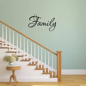 Familie Wand Zitate Aufkleber VWAQ - Bild 1 von 3