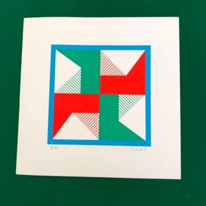 Kumi Sugai "Variation" Serigrafie Bleistift - signiert ungerahmtes Blatt nur ED-EA 1976 - Bild 1 von 6