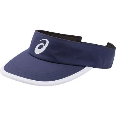 Visera para correr Asics Performance azul marino ajustable para hombre y mujer Foto 1 de 2