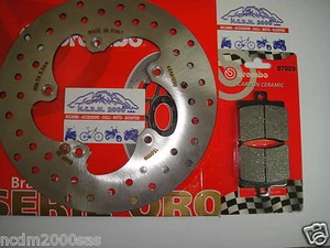 Brembo Disc Kit + Rear Pads Aprilia 250 Leonardo 99 > 04 736 - Picture 1 of 1