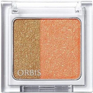 ORBIS Twin Gradient Eye Color Orange Praline Caramel Brown Eye Shadow Unscented - Picture 1 of 5