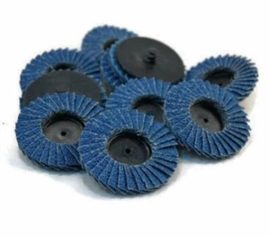 10 discos abrasivos de compartimentos ROLOC™ 50 mm corindio circón K40 Mini Flap Disc 19000U/m - Imagen 1 de 3