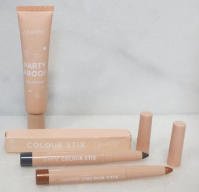 COLOURPOP PARTY PROOF EYE PRIMER, COLOUR STIX - SELF STARTER & TEMPT - 0.021OZ - Image 1 of 4