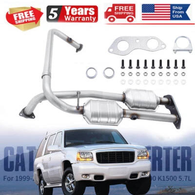 Catalytic Converter For Cadillac Escalade 99-2000 Chevrolet GMC C1500 K1500 5.7L - Image 1 of 4