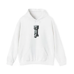 Minecraft Creeper Hoodie, Unisex Gamer Sweatshirt, Video Game Gift, Cozy - Picture 1 of 5