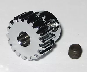Duralumin 18 Tooth Pinion Gear for 3.17 mm Shafts - 48 Pitch - 18T - 3.17mm - Picture 1 of 4