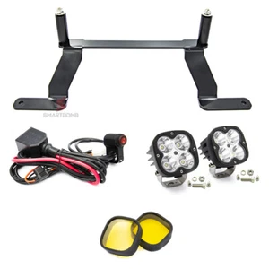 FOCOS LED 60W 7200LM + CABLE + Soporte foco BMW R1200GS 14-18 R1250GS ADV STD - Imagen 1 de 14