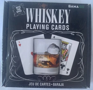 Whiskey Glass Shaped Playing Cards 52 Card Deck + 2 Jokers NEW - Bild 1 von 8