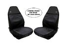 Heavy Black Waterproof Front Seat Covers For Dacia SANDERO DUSTER LOGAN STEPWA