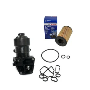 Ölfilterhalter mit Dichtung + Ölfilter für VW 1.6 2.0 TDI 03L115389C 026407023 B - Bild 1 von 5