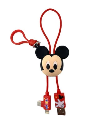 Clip de bolsa de cable USB de espuma 3D de Mickey Mouse de Disney Foto 1 de 4
