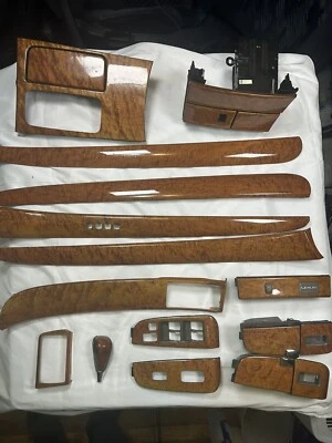 Juego de bisel de panel de moldura de consola interruptor de puerta de ventilación de tablero Lexus LS430 01-06 Foto 1 de 4