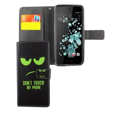 Custodia Cellulare Custodia Protettiva per HTC U Play Cover Borsa Wallet - Immagine 1 di 4