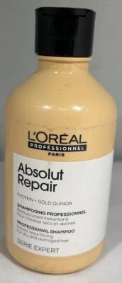 L'OREAL Absolut Repair Protein + Gold Quinoa Shampoo 10.1 Oz. - EXP: 4/27 - Image 1 of 3