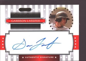 GARRISON LASSITER 2008 RAZOR SIGNATURE ROOKIE ON CARD AUTOGRAPH AUTO MINT SP $15