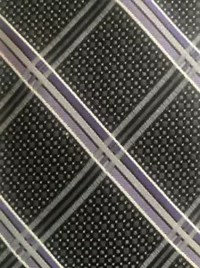 PRONTO UOMO  PLATINUM  NWT Multicolor Plaid Silk Tie  62½" X 3¼" - Picture 1 of 7