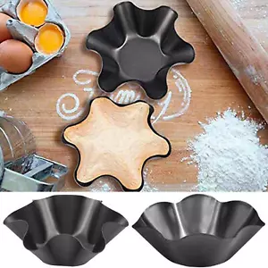 Tortilla Flower Shaped Bowl Maker Non-stick Taco Shell Bowl Cooking Baking Pan - Picture 1 of 13