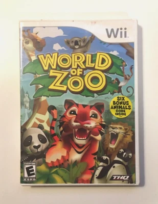World of Zoo (Nintendo Wii, 2009) THQ - Box & Game Disc, No Manual - US Seller - Image 1 of 4