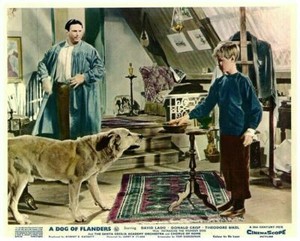 A Dog of Flanders Original Lobby Card David Ladd Theodore Bikel Patrasche Dog
