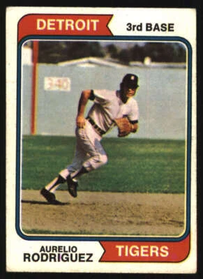 1974 Topps #72 Aurleio Rodriguez VG/VGEX Tigers 580391 - Image 1 of 2