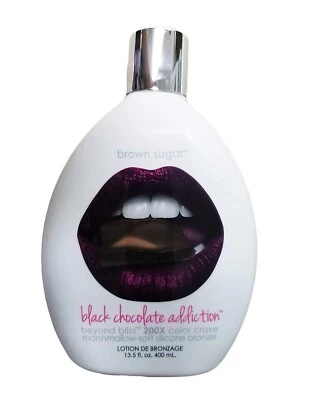 Black Chocolate Addiction 13.5oz 200X Bronzer Tanning Bed Lotion by Brown Sugar - Image 1 of 2